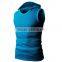 OEM new design cotton plain mens gilet with hood