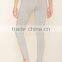 hot sale China women clothing custom yoga fashion elastic plain skinny zip leggings