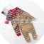 S17710A High quality cotton wholesale baby clothes stripe design baby rompers
