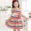 flower girl dresses children frocks design stripe tutu dress 2015 new design fashion baby dress children