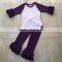Wholesale 2016 boy halloween set boy thanksgiving clothes boy fall raglan shirt YW-00401