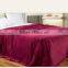 2015 Hot Super Cozy Wholesale Beautiful American European Solid Coral 100 polyester Fleece Blanket