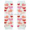 Wholesale Saint Valentine's Day baby girls red heart boot socks with lace ruffles M5051712