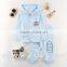 100% cotton long sleeve clothes baby boy body sleep suit