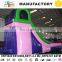 single lane 0.55mm PVC tarpaulin inflatable dry slide for kids climbing