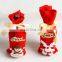 Merry Christmas red wine bottle cover bags ,Christmas home party decoration cover for bottle