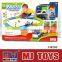 ABS plastic material building blocks toys 57 pcs block toy train play set