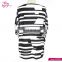 Black And White Striped Fashion Design Printed Lady Blouse