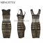 women dresses 2016 Black Cocktail Evening Party sleeveless bandage cocktail party dress for lady