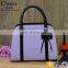 CR Korean designer developed new arrival latest styles ladies handbag with bowknot retro red tote bag leather