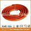 Europe Market Hot Sale Italy Standard PVC Family Gas Hose, PVC High Pressure Gas Hose, 3/8" Orange Flexible LPG PVC Gas Hose