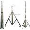 10m pneumatic portable lightweight telecommunication mast with tripod