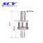 Non-return One Way Check Valve 8mm 5/16'' Aluminium Non-return One Way Check Valve Petrol Diesel Oil (8mm(5/16''))