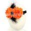 Orange and Black Over the Top Bows Girls Big Hair Bows Halloween Baby Headband Kids Autumn hair accessories