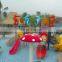 Big Fiberglass Plastic Water Play Equipment Kids Park Water Slide for Swimming Pool