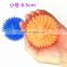3 sizes bouncing ball teeth cleaning tpr throwing spiky dog toy