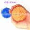 3 sizes bouncing ball teeth cleaning tpr throwing spiky dog toy