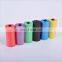 Custom Printed Biodegradable Compostable Disposable Eco Friendly Black Trash Garbage Pet Dog Waste Poop Poo Bag For Dogs