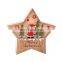 Christmas LED Light 3D Wooden Star Twinkle Battery Powered Christmas Lamp Holiday Party Decorative Fairy Lights