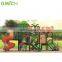 Jungle style kids outdoor play zone playground plastic slide on sale