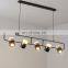 Chandelier Luxury Modern Gold And Black Hanging Art Lamp Modern