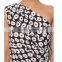 Fashion geometric print design wholesale one shoulder women jumpsuit