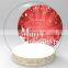 Outdoor Inflatable Human Snow Globe, Giant Snow Globe Kit for Yard Decoration with Bowling