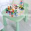 Baby table and chair set ergonomic plastic table and chair for children