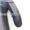 Commercial 15G Nylon Spandex Nitrile Superthin Foam Gloves with Topflex Grey Black