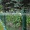Hot Dipped Galvanized Steel Fence Panels Green Ground Fence Rails Powder Coated Fence