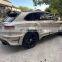 Auto Parts Carbon Fiber Hood Side Skirts Front Bumper Wheel Eyebrow For Bentley Bentayga Modification Mansoy Style Body Kit
