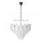 Glass Feather Plume Modern handmade Nordic bedroom Luxury  New Chandelier