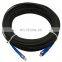 80meter SC/UPC-SC/UPC 1core G.657Asteel wire self-supporting outdoor FTTH drop Cable fiber optic patchcord