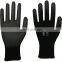 En388 4131 White Black Guantes de Trabajo Palm Coated Nylon PU Gloves Polyurethane Palm Fit Safety Glove Work Gloves