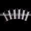 Professional 500pcs Square Half Cover False Nails Seamless Long Fake Fingernail Artificial Nail Art C Curved Tips