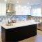 Customized Color Solid Wood Counter top White Shaker Kitchen Cabinet Modern Design