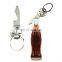 Best Selling Silver Plated Halloween Keychain, Key Shaped Beer Bottle Opener