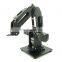 Black 6061 Aluminum Alloy 3pcs 42 Gear Motors + 3-Axis Mechanical Robot Arm 3-DOF Robotic Arm