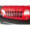 Black mesh grille for jeep wrangler jk without lock holes