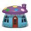 Mini plastic game playhouse toys for kids
