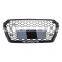 RS4 front grill for Audi A4 S4 B9 modification grille change to RS4 style auto spare part front grille for Audi S4 2017-2019
