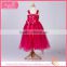 Over Knee red strapless sundress fluffy A-Line ball gown dress children frocks designs                        
                                                                                Supplier's Choice