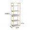 Fashionable Floor-standing women's and children's clothing store multi layer gold cloth display rack