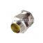 Single Sealing Flameproof Nickel Plated Shielded Brass Cable Gland For Electrical Distribution Box