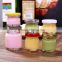 hot sale high quality cheap glass jam jars with tin lids