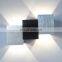 Nordic Modern Black Metal Wall Mounted Sconce Lamps LED Indoor Hotel Decorative Wall Light