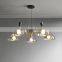 Nordic bubble glass chandelier modern simple creative restaurant bar stair duplex glass chandelier