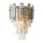 Wholesale Hotel Stainless Steel Crystal Wall Lamp Decoration Wall Lamps Bedroom Bedside Indoor Wall Lights