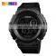 Skmei 1367 fashion cheap in bulk alarm chronograph wristwatch waterproof black digital sport watch