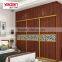 Cheap bedroom sliding wardrobe design aluminium door